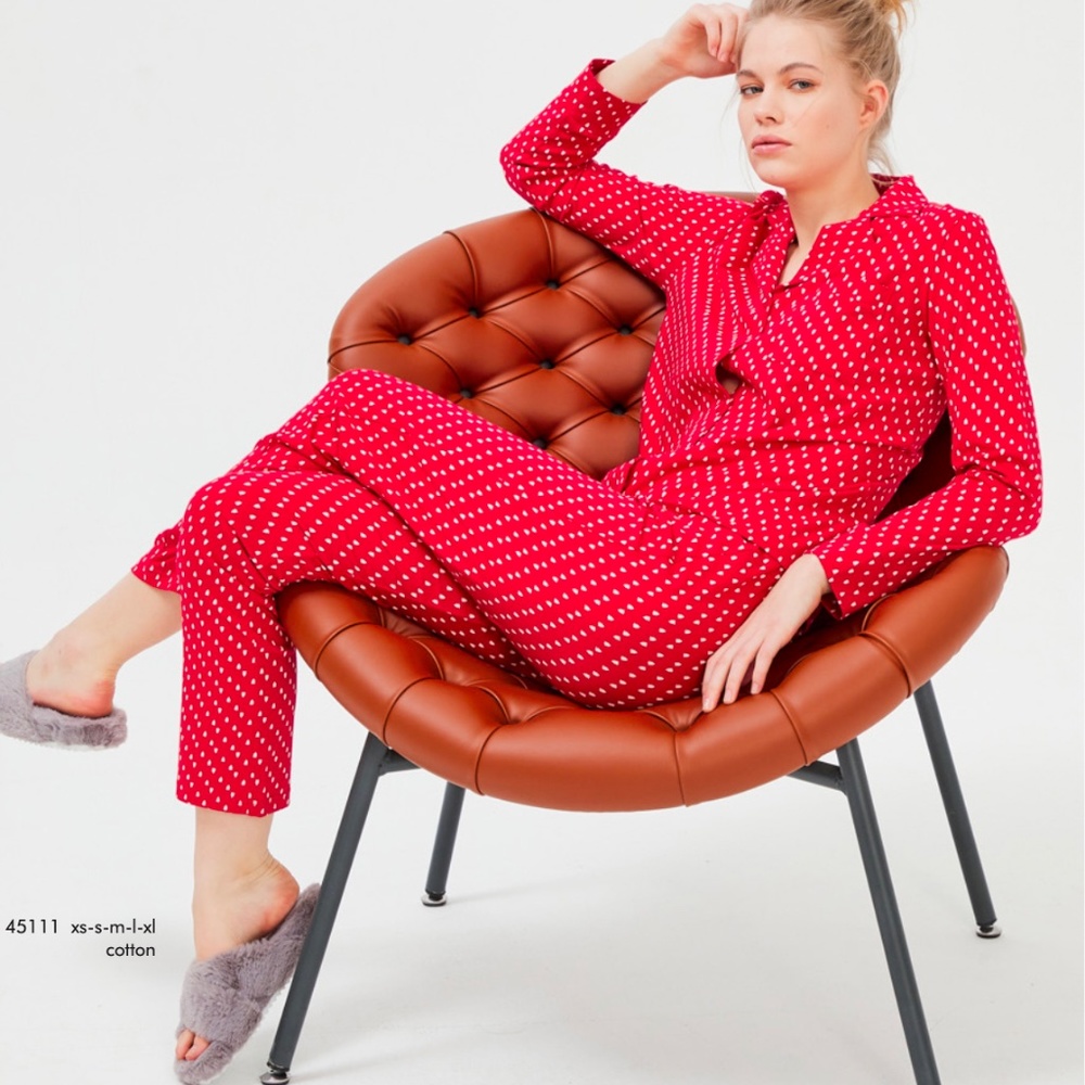 NWT Soft, cotton ,button down pajama set women